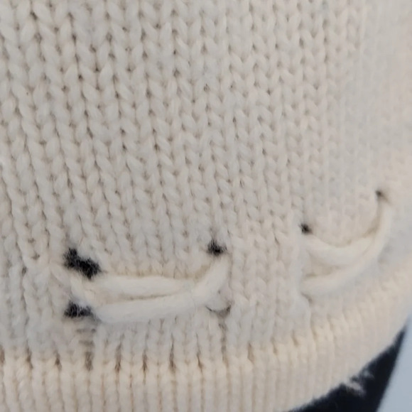 Vintage 60s  Penrose 100% Wool made in Hong Kong Detailed Crew Neck Sweater - Picture 3 of 12